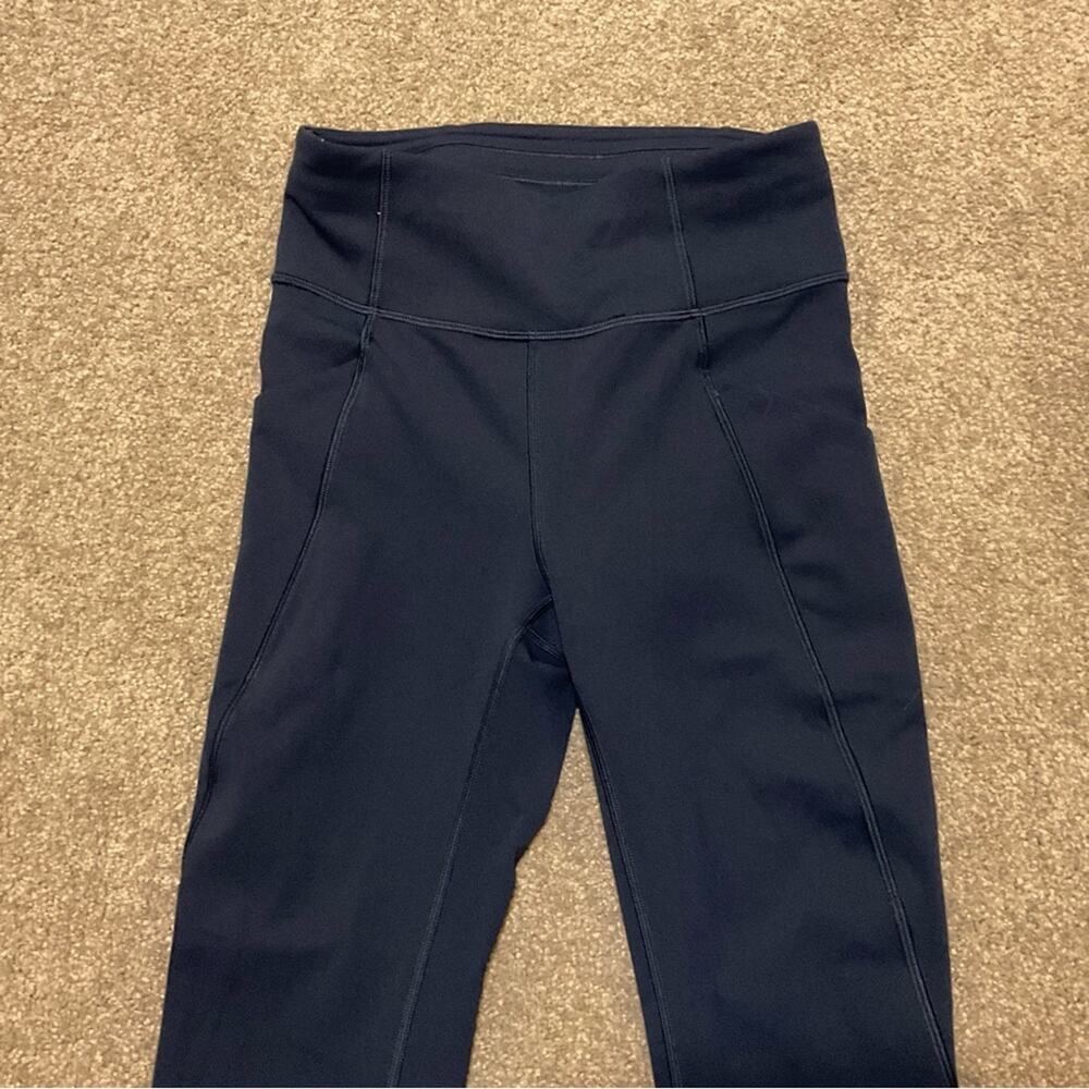 Lululemon Time To Sweat Crop *23” Black Size 4 - Picture 8 of 12